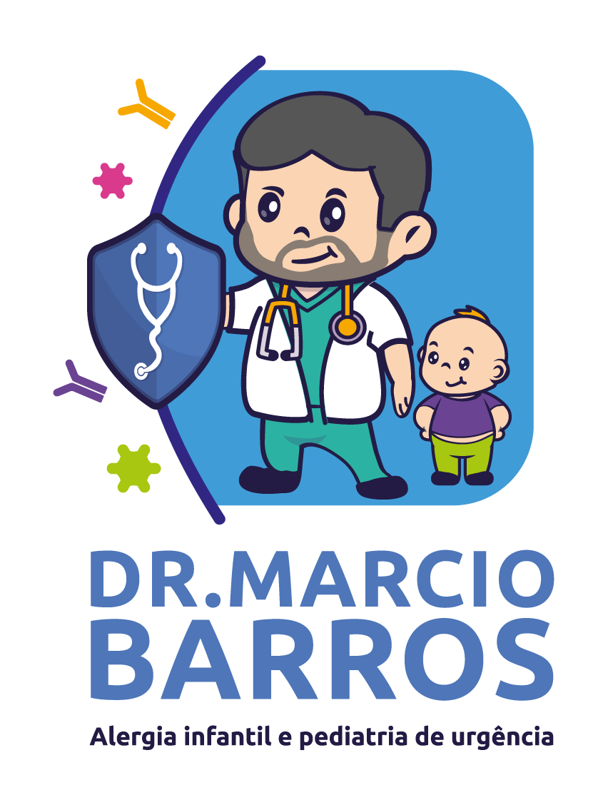 Personagem do Dr. Marcio protegendo um bebê
